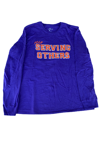 Cornell Powell Clemson Football "Keep Serving Others" Nike Long Sleeve Shirt (Size XL)