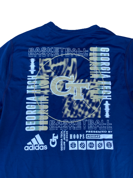 Jose Alvarado Georgia Tech Basketball Team Issued T-Shirt (Size L)