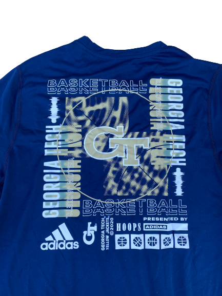 Jose Alvarado Georgia Tech Basketball Team Issued T-Shirt (Size M)