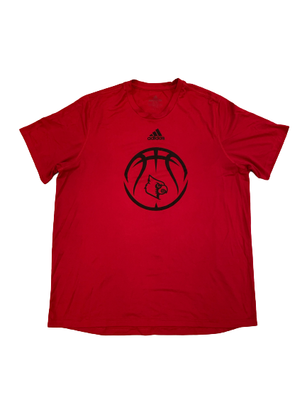 Charles Minlend Jr. Louisville Basketball Team Issued Workout Shirt (Size XL)