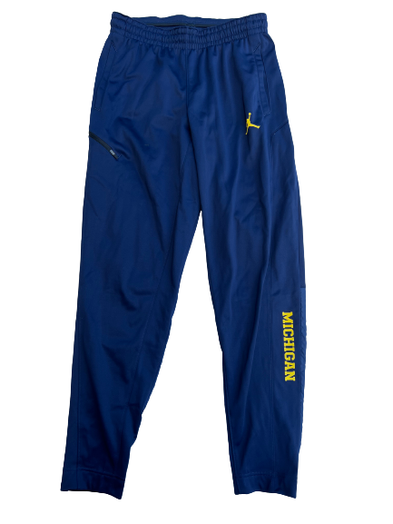 Deja Church Michigan Basketball Team Issued Sweatpants (Size MT)