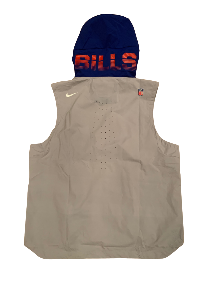 Tanner Gentry Buffalo Bills Team Issued Sleeveless Hoodie (Size XL)