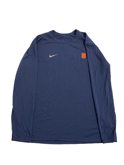 Tommy DeVito Syracuse Football Team-Issued Long Sleeve Shirt (Size XL)