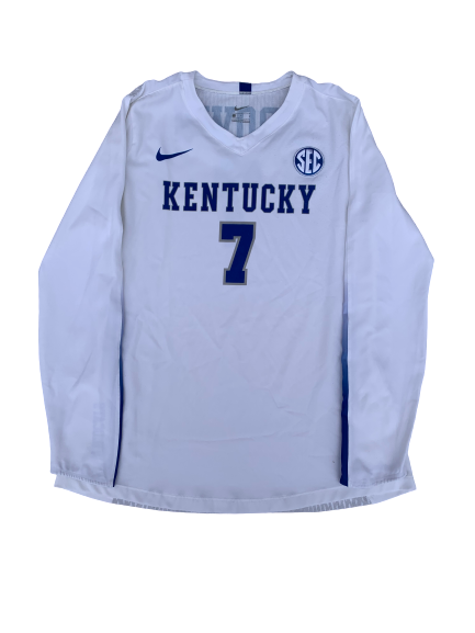 Kaz Brown Kentucky Volleyball 2017 (Senior Season) Worn Jersey (Size L)