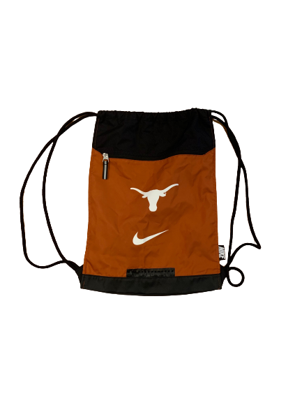 Jericho Sims Texas Basketball Team Issued Drawstring Bag