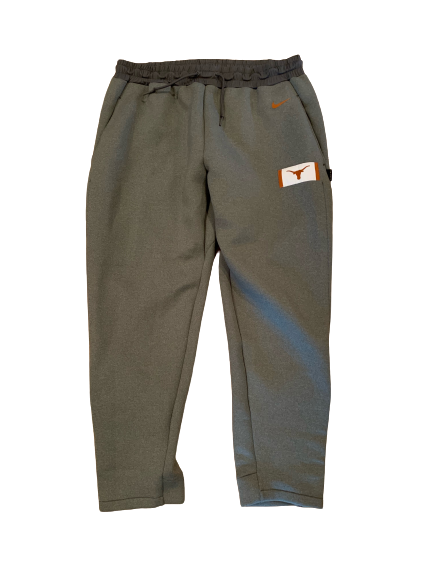 Jericho Sims Texas Basketball Team Exclusive Sweatpants with Magnetic Bottoms (Size 2XL)