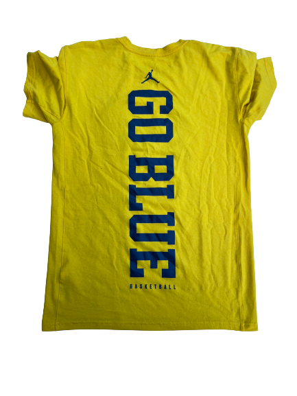 Deja Church Michigan Basketball Team Issued Workout Shirt (Size S)