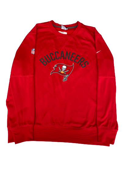 Isaiah Johnson Tampa Bay Buccaneers Team Issued Crewneck (Size XL)