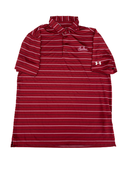 Isaiah Johnson South Carolina Football Team Issued Polo Shirt (Size L)