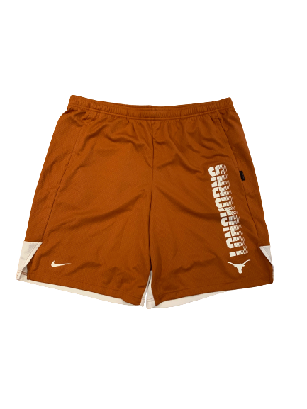 Jericho Sims Texas Basketball Team Issued Workout Shorts (Size XL)