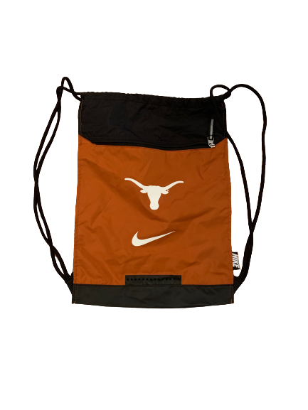Jericho Sims Texas Basketball Team Issued Drawstring Bag