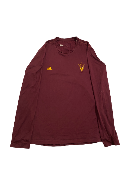 Luke La Flam Arizona State Baseball Team-Issued Long Sleeve Shirt (Size L)