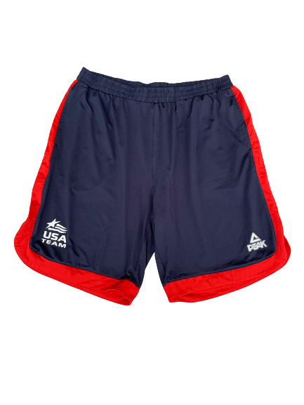 Dakota Mathias Team Issued Team USA Travel Shorts (Size XL)