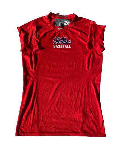 Zack Phillips Ole Miss Team Issued Workout Shirt (Size M)