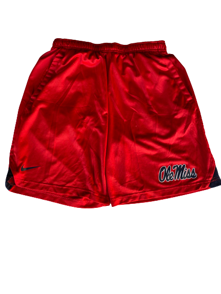 Zack Phillips Ole Miss Team Issued Workout Shorts (Size L)