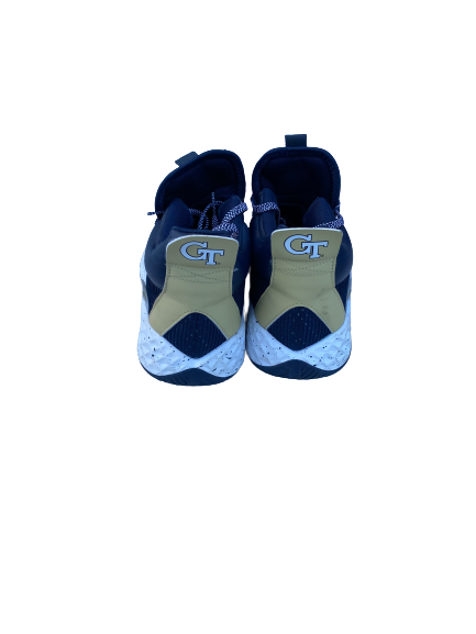Jose Alvarado Georgia Tech Basketball SIGNED Team Exclusive Shoes (Size 11)
