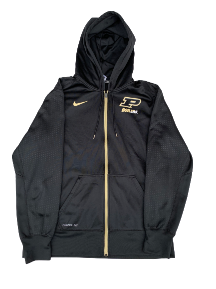 Dakota Mathias Purdue Nike Hooded Zip-Up Jacket (Size XL)