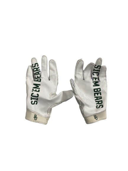 Baylor Football Player Exclusive Gloves (Size XL)