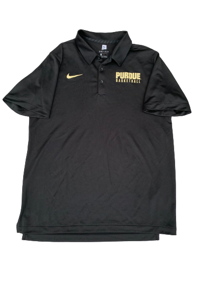 Dakota Mathias Purdue Basketball Nike Polo Shirt (Size L)