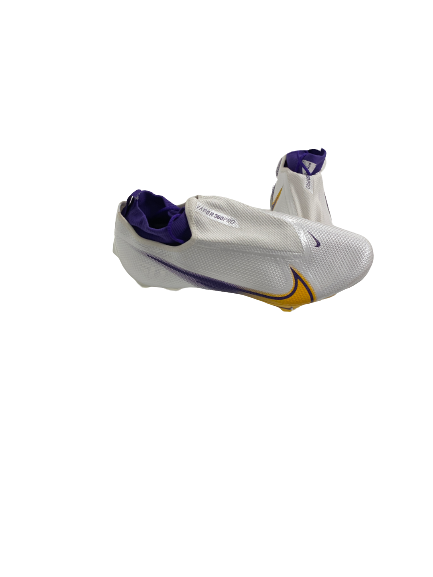 Josh White LSU Football Team-Issued Cleats (Size 12 W)