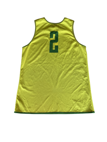 Casey Benson Oregon Basketball Player Exclusive Reversible Practice Jersey (Size L)