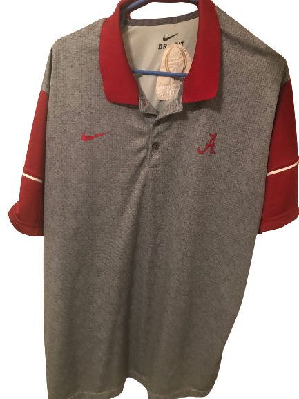 Dallas Warmack Alabama Team Exclusive College Football Playoff Polo Shirt (Size XXL)