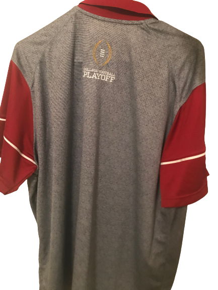 Dallas Warmack Alabama Team Exclusive College Football Playoff Polo Shirt (Size XXL)