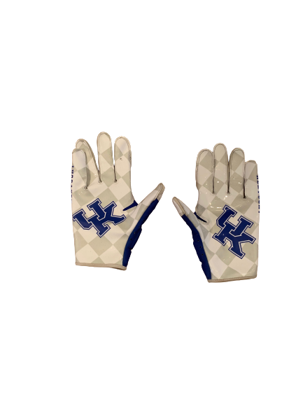 Jamar Watson Kentucky Football Player Exclusive Gloves (Size XL)