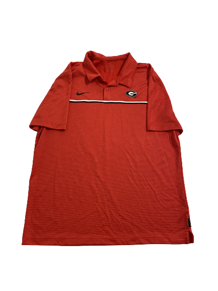 Shane Marshall Georgia Baseball Team Issued Polo Shirt (Size L)