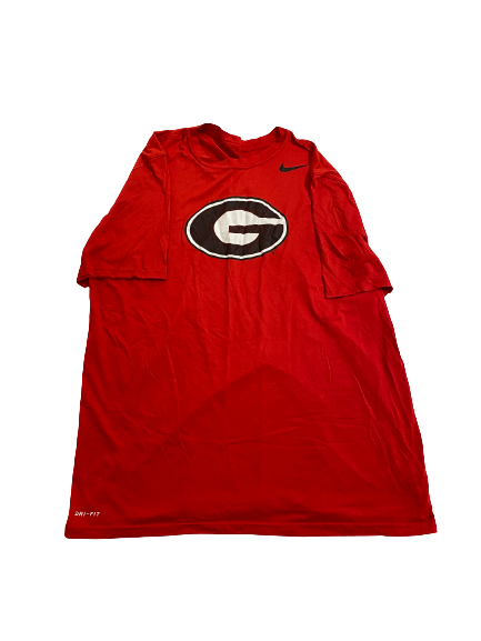 Shane Marshall Georgia Baseball Team Issued T-Shirt (Size XLT)