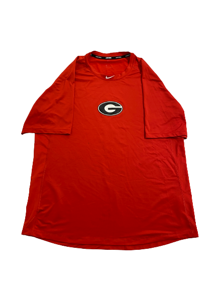 Shane Marshall Georgia Baseball Team Issued T-Shirt (Size XL)