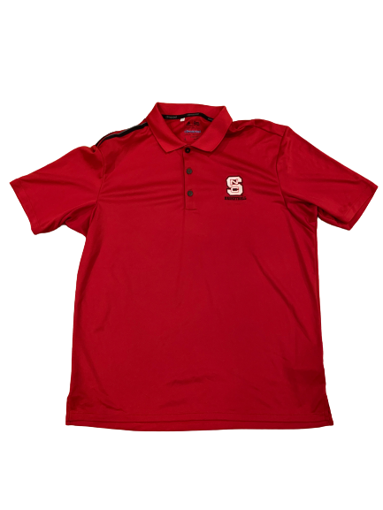 Devon Daniels NC State Basketball Team Issued Polo (Size L)