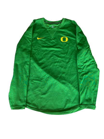 Casey Benson Oregon Basketball Team Issued Crew Neck Sweatshirt (Size L)