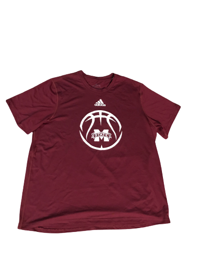 Robert Woodard II Mississippi State Basketball Adidas T-Shirt (Size XL)