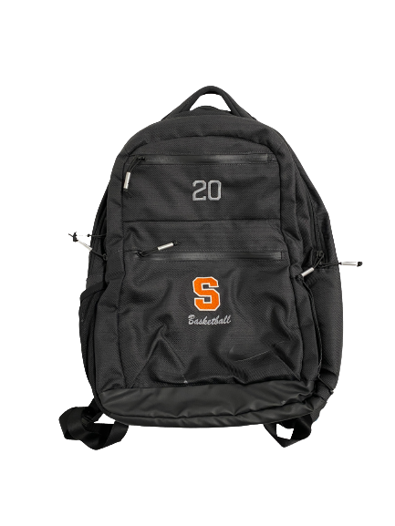 Robert Braswell IV Syracuse Basketball Player-Exclusive Travel Backpack With 