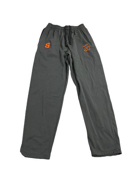 Robert Braswell IV Syracuse Basketball Player-Exclusive Sweatpants With 