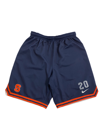 Robert Braswell IV Syracuse Basketball Player-Exclusive Practice Shorts With 