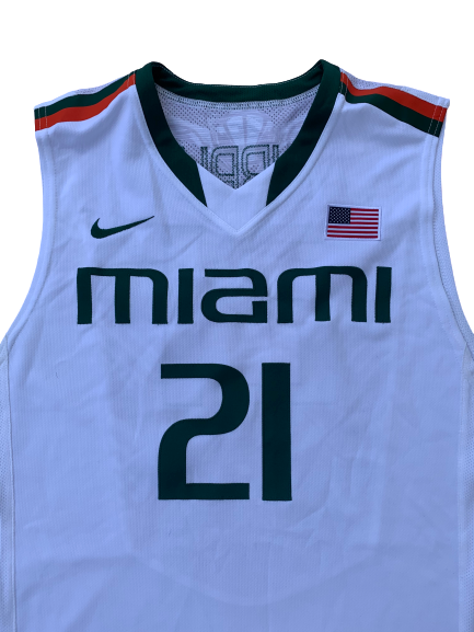 Kamari Murphy Miami 2013-2014 Game Worn Jersey (Size 50)