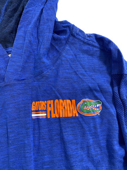David Reese Florida Football Team Issued Performance Hoodie (Size XL)(Received from Zach Carter)