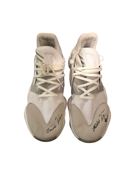 Robert Woodard II Mississippi State Basketball Signed Team-Issued James Harden Sneakers (Size 15)