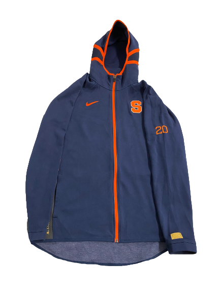 Robert Braswell IV Syracuse Basketball Player-Exclusive Zip-Up Jacket With 