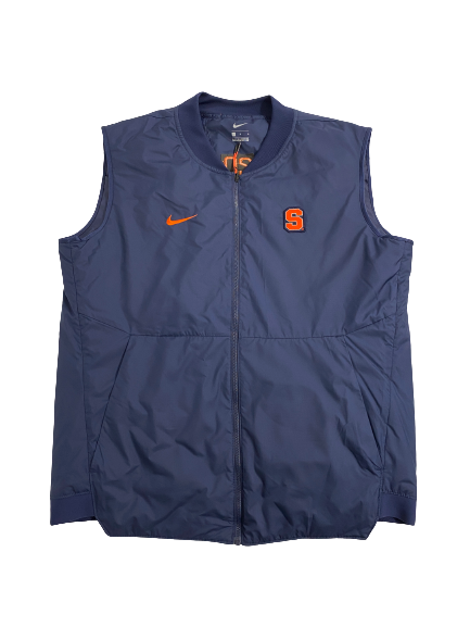 Robert Braswell IV Syracuse Basketball Player-Exclusive Vest Jacket With 