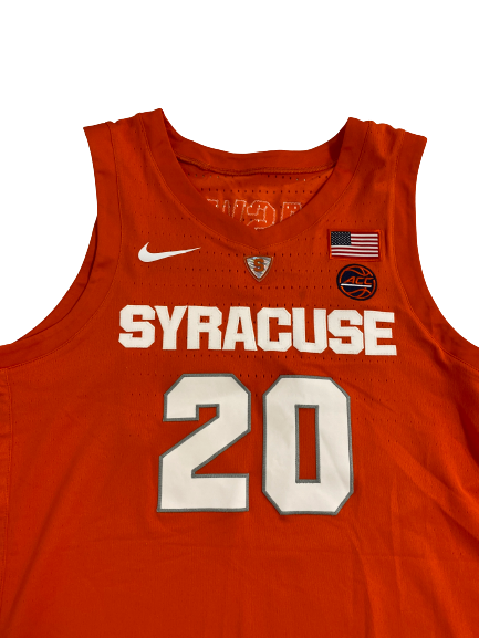 Robert Braswell IV Syracuse Basketball 2018-2019 Game-Worn Jersey (Size 48)
