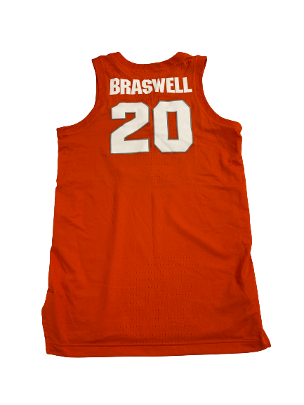 Robert Braswell IV Syracuse Basketball 2018-2019 Game-Worn Jersey (Size 48)