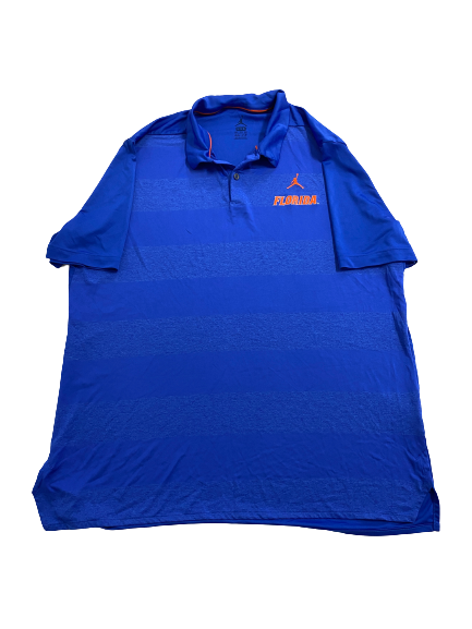 Zach Carter Florida Football Team-Issued Polo Shirt (Size XXL)