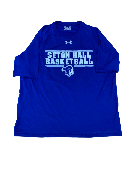Myles Powell Seton Hall Basketball Team Issued Hand-Cut Workout Shirt (Size L)
