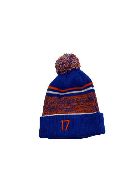 Zach Carter Florida Football Player-Exclusive Beanie Hat With Number