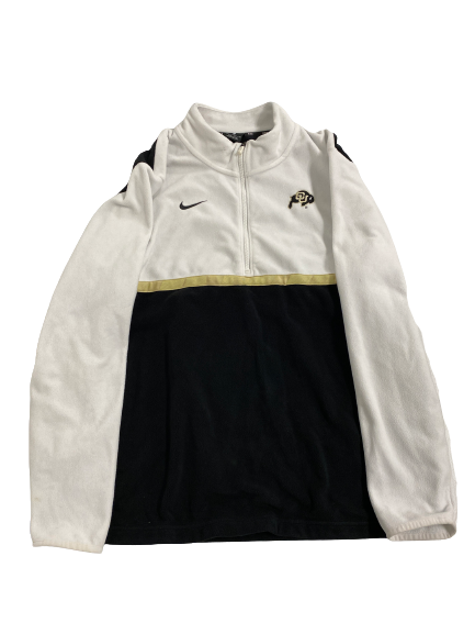 J.T. Shrout Colorado Football Player-Exclusive 1/4 Zip Jacket (Size XL)
