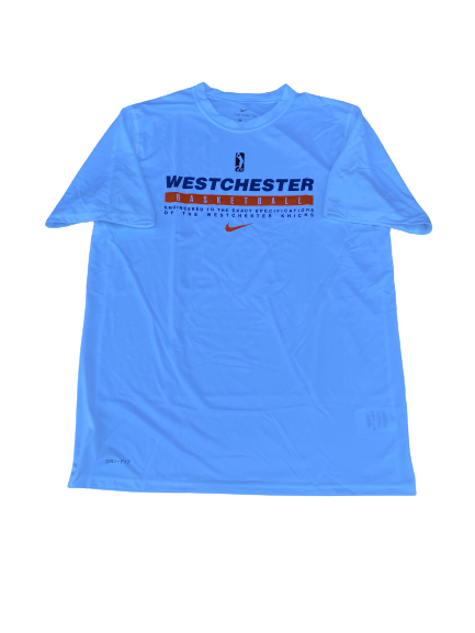 Myles Powell Westchester Knicks Team Issued Workout Shirt (Size L)