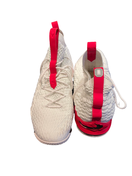 Micah Potter Ohio State Basketball Player Exclusive LeBron James Shoes (Size 18)